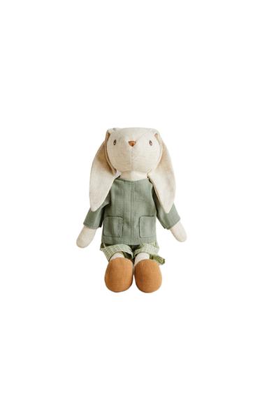 KIDS' BUNNY SOFT TOY - Multicoloured by Zara