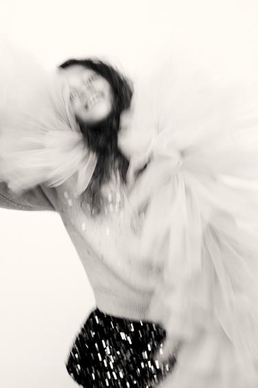 SEQUIN BALLOON SKIRT - Pink by Zara