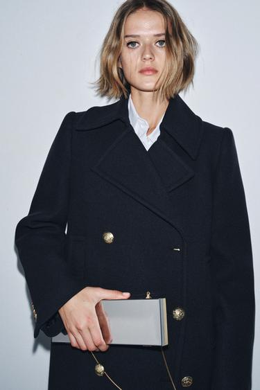 METALLIC RIGID CLUTCH BAG - Multicoloured by Zara