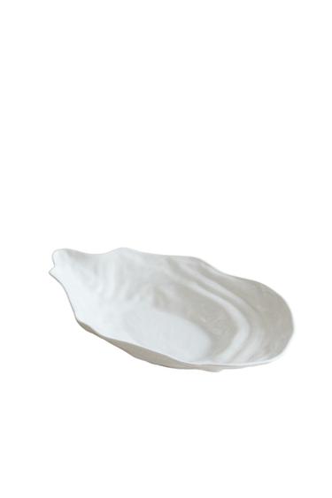 LARGE SHELL PORCELAIN SERVING DISH - White by Zara