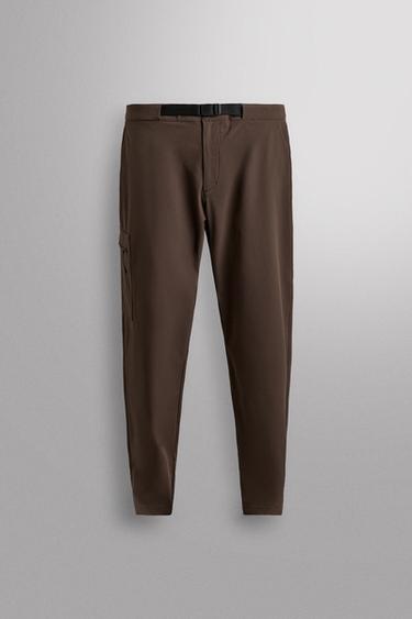 TECHNICAL CARGO TREKKING TROUSERS - Brown by Zara