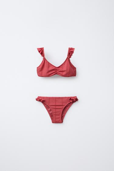 6-14 YEARS/ STRUCTURED BIKINI - Terracotta by Zara