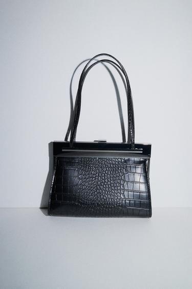 SHOULDER BAG WITH CLIP - Black by Zara
