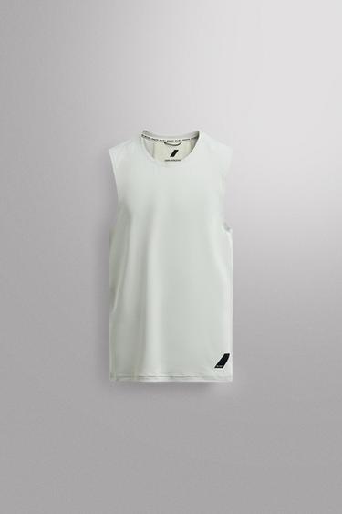 FIRST LAYER TANK TOP - Sea green by Zara