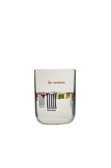 SUMMER GLASS TUMBLER | DIEGO NINE - Red by Zara
