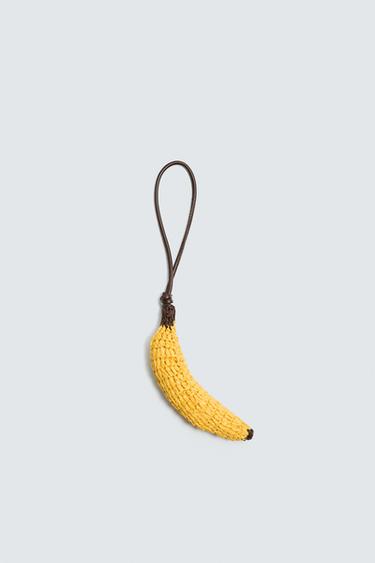 BRAIDED KEY RING - Yellow by Zara