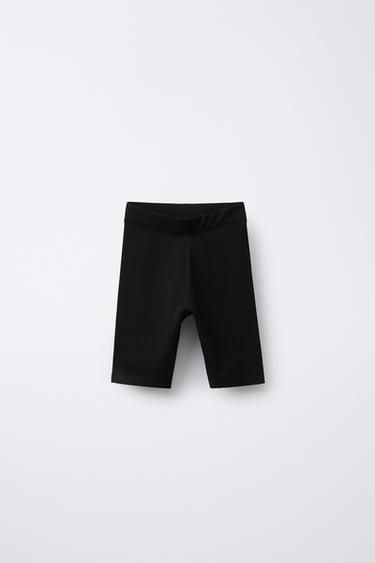 PLAIN CYCLING LEGGINGS - Black by Zara