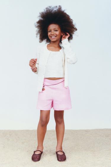 TEXTURED CARDIGAN - Light ecru by Zara