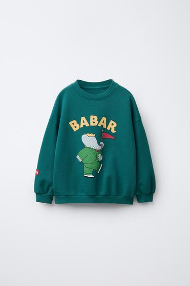 BABAR ™ PRINT SWEATSHIRT - Duck blue by Zara - Image 0