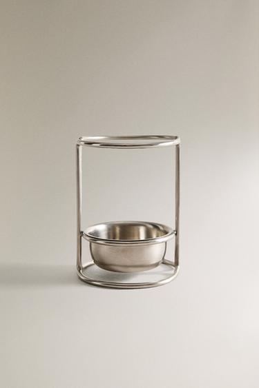 METAL TOOTHBRUSH HOLDER - Silver by Zara - Image 0