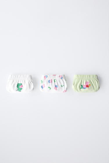 2-6 YEARS/ THREE-PACK OF PEPPA PIG ™ BRIEFS - White by Zara - Image 0