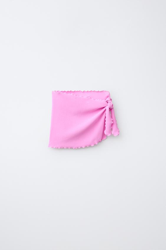 RIBBED PAREO - Pink by Zara - Image 0