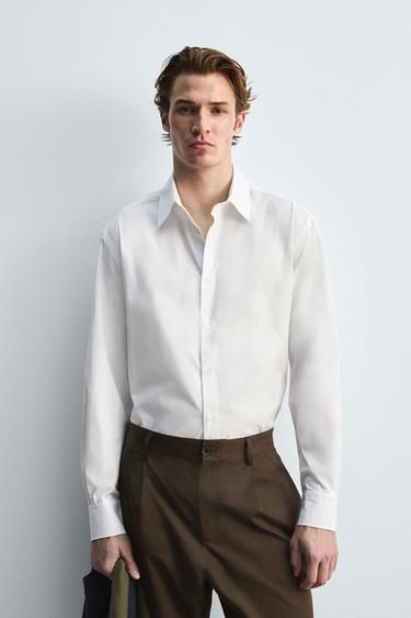 LIMITED EDITION REGULAR FIT SHIRT - White by Zara