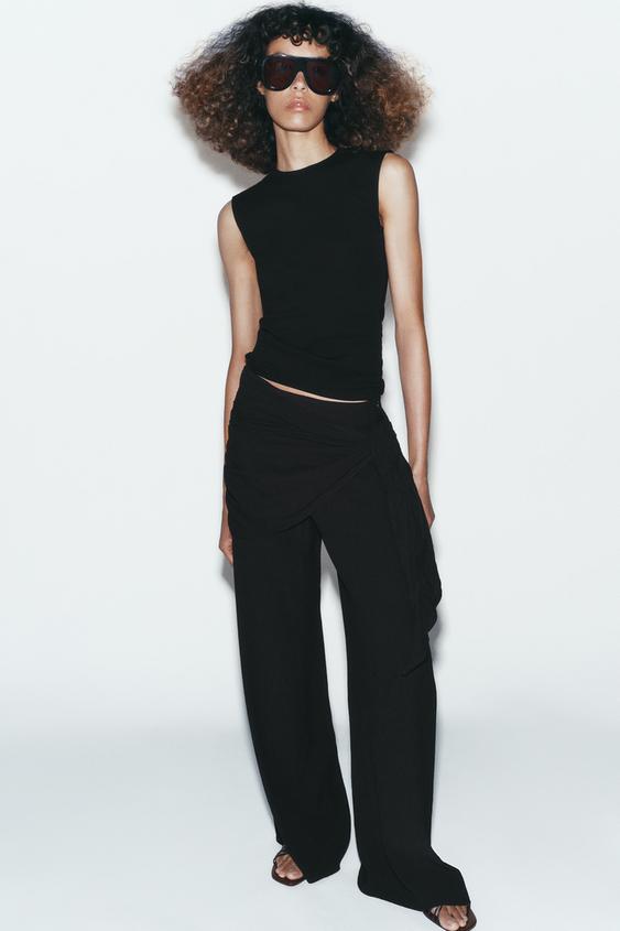 SLEEVELESS TOP - Black by Zara - Image 0