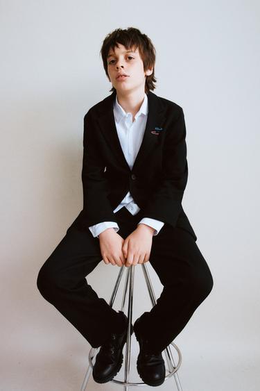 PLAIN SUIT BLAZER - Black by Zara