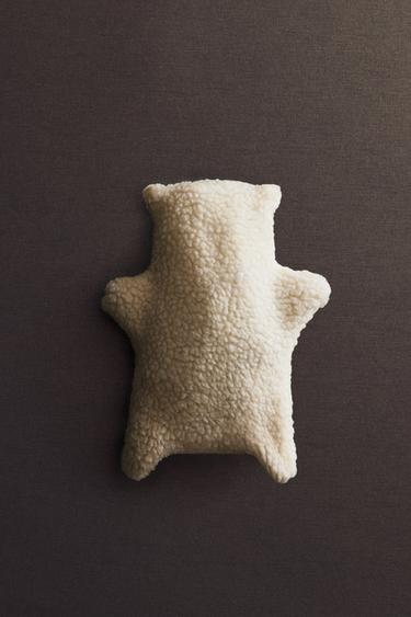 TEDDY BEAR HOT WATER BOTTLE - Oyster-white by Zara