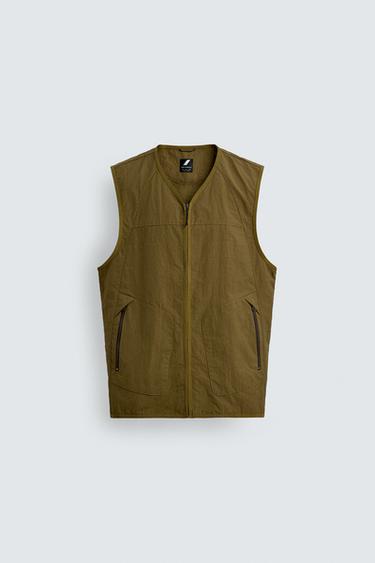 LIMITED EDITION TECHNICAL GILET - Khaki by Zara