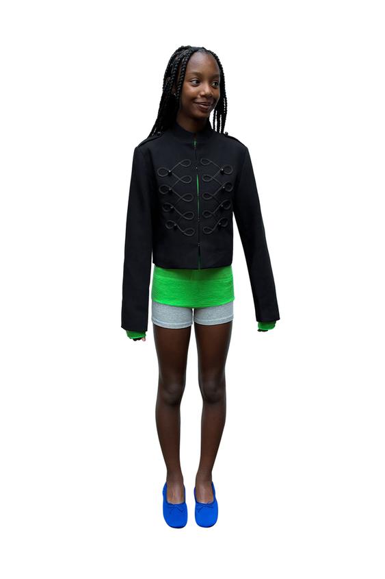 FITTED BUTTONED JACKET - Black by Zara - Image 0