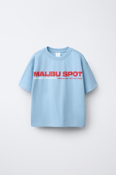 CITY PRINT T-SHIRT - Blue by Zara - Image 0