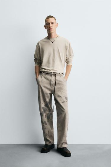 DALMATIAN PRINT CARPENTER TROUSERS - 024 by Zara - Image 0