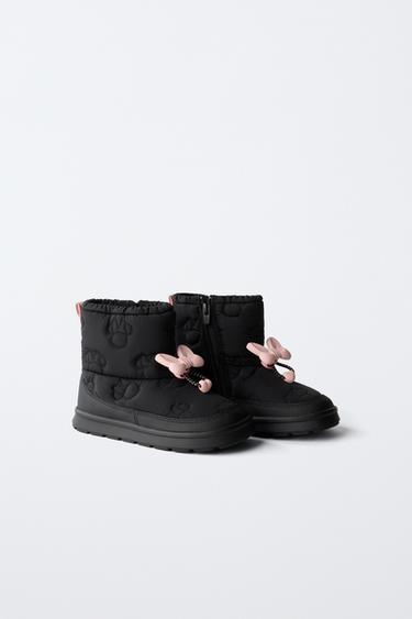 MINNIE MOUSE © DISNEY WATER-REPELLENT BOOTS - Black by Zara