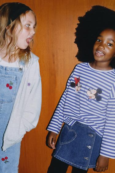 MICKEY AND MINNIE MOUSE © DISNEY STRIPED T-SHIRT - striped by Zara