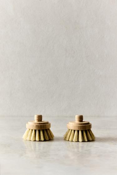 REPLACEMENT BRISTLES (SET OF 2) - Light beige by Zara
