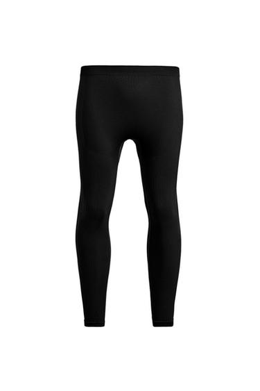 COMPRESSION BASE LAYER SKI TIGHTS - Black by Zara