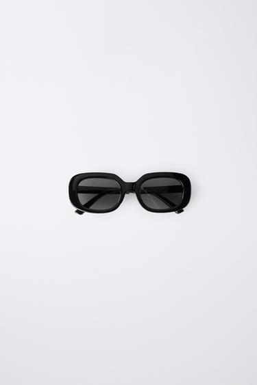 RECTANGULAR RESIN SUNGLASSES - Black by Zara