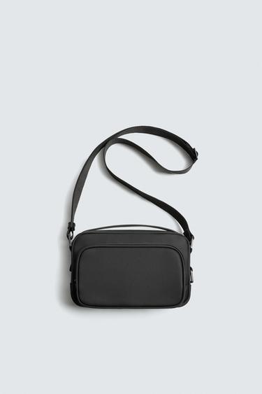 TEXTURED CROSSBODY BAG - Black by Zara