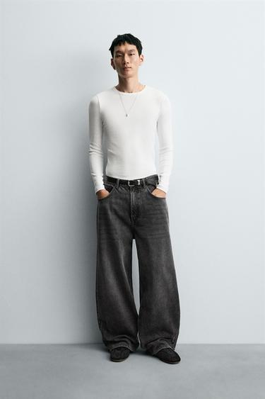 BAGGY FIT JEANS - Grey by Zara