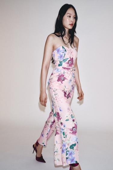 FLORAL PRINT TROUSERS - Multicoloured by Zara - Image 0