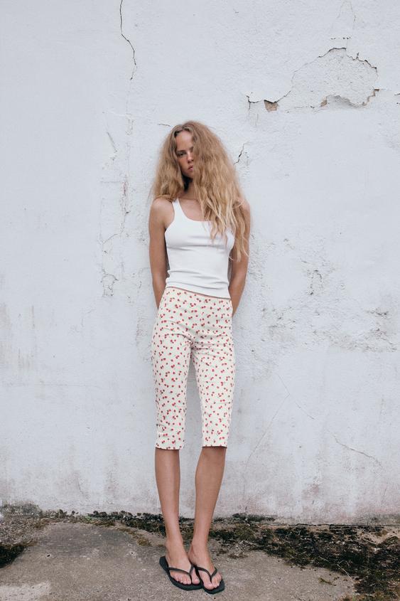 STRAWBERRY PRINT CAPRIS - White / Red by Zara - Image 0