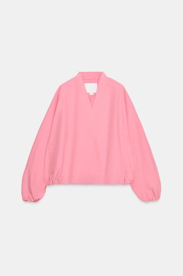 ZW COLLECTION BOMBER JACKET - Pink by Zara