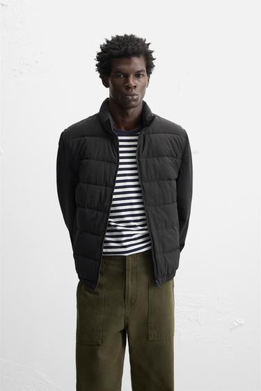 CONTRAST PADDED JACKET - Black by Zara