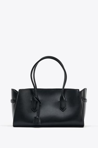 ELONGATED TOTE BAG - Black by Zara - Image 0