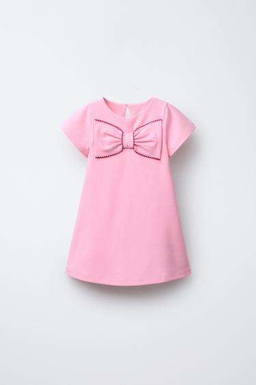 APPLIQUÉ DRESS - Pink by Zara