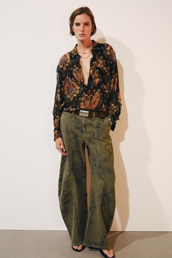 ZW COLLECTION PRINTED SHIRT - Multicoloured by Zara - Image 0