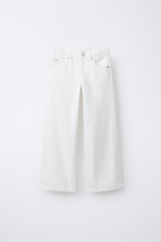 WIDE-LEG JEANS - White by Zara - Image 0