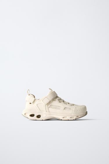 MESH TRAINERS - Ecru White by Zara