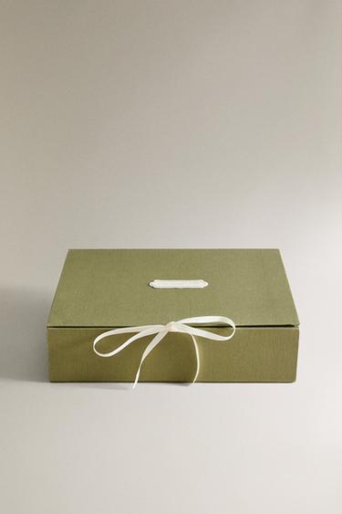 BABY MEMORY BOX - Mid-green by Zara
