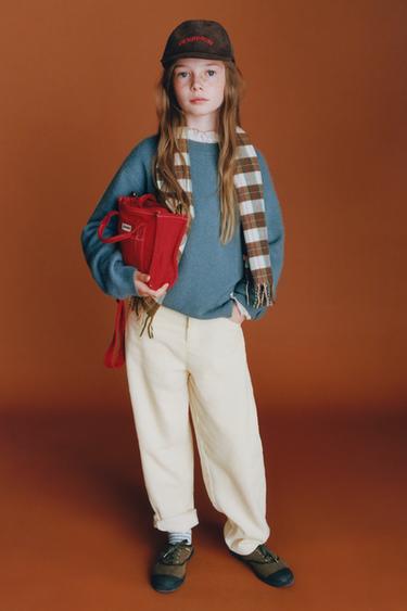 100% CASHMERE JUMPER BENSIMON X ZARA - dusty blue by Zara