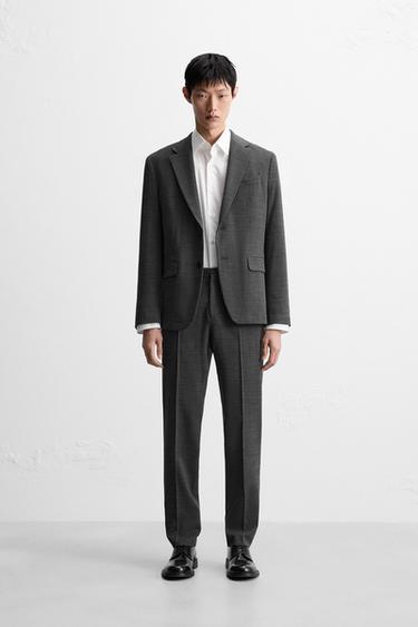 COMFORT SUIT TROUSERS - Dark grey by Zara