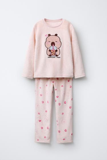 AGES 6-14 / CAPYBARA CAPYFUN © FLEECE PYJAMAS - Pink by Zara