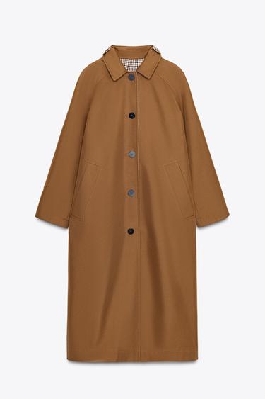 REVERSIBLE TRENCH COAT ZW COLLECTION - Caramel by Zara