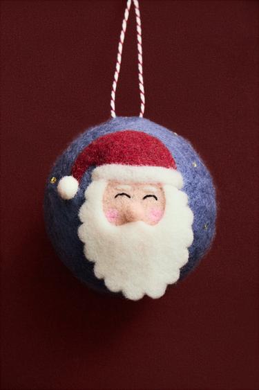 FATHER CHRISTMAS CHRISTMAS TREE DECORATION - Multicoloured by Zara