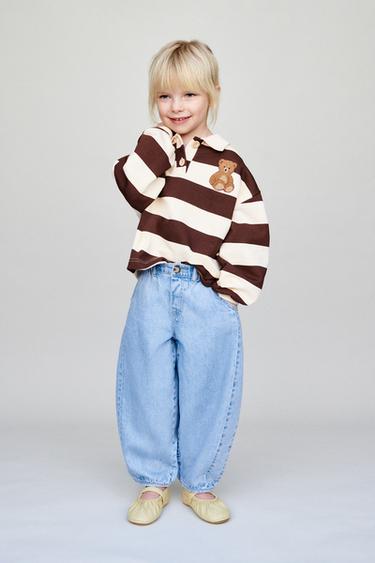 BALLOON JEANS - Mid-blue by Zara