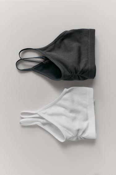 AGES 9-14/ TWO-PACK OF SEAMLESS TOPS - Multicoloured by Zara