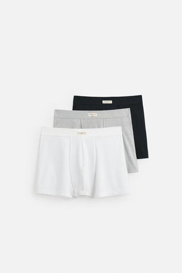 SOFT BOXERS 3-PACK - various by Zara