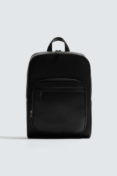 TEXTURED BACKPACK - Black by Zara